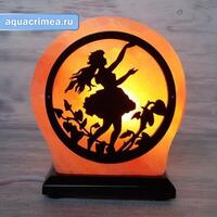 Соляная лампа "Я люблю Крым" 2,5 кг